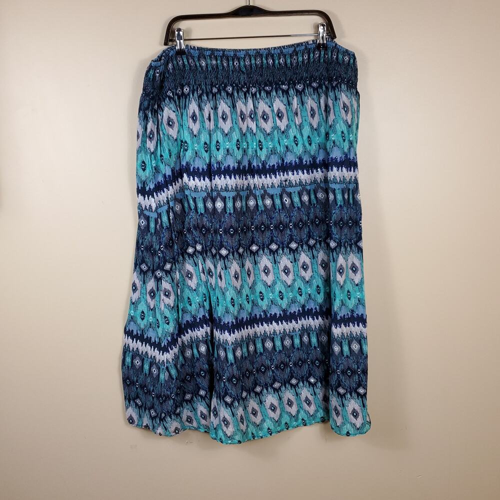 Cato Printed Pull-on Maxi Skirt Size 18/20W